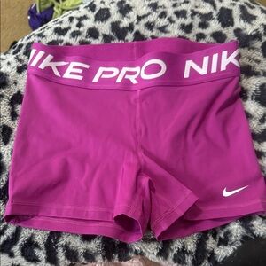 Nike Pro Women's Purple Shorts